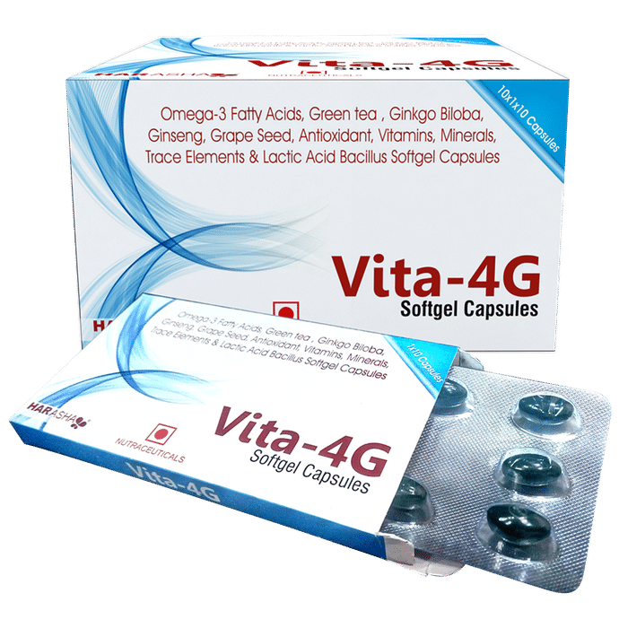 Harasha Vita-4G Softgel Capsules - Classic Derma