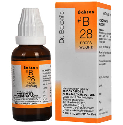 Bakson B28 Weight Drop - Classic Derma