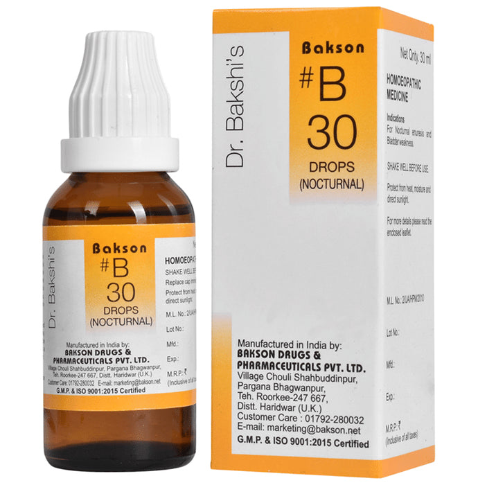 Bakson B30 Nocturnal Drop - Classic Derma