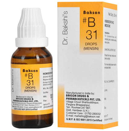 Bakson B31 Mensin Drop - Classic Derma