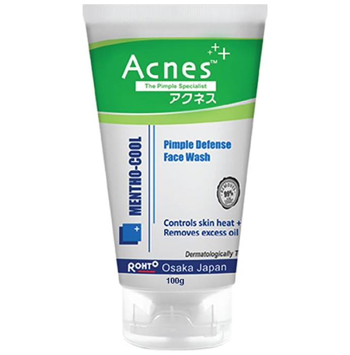 Acnes Mentho-Cool Pimple Defense Face Wash - Classic Derma