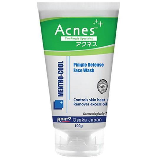 Acnes Mentho-Cool Pimple Defense Face Wash - Classic Derma