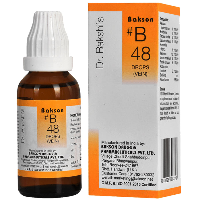 Bakson B48 Vein Drop - Classic Derma