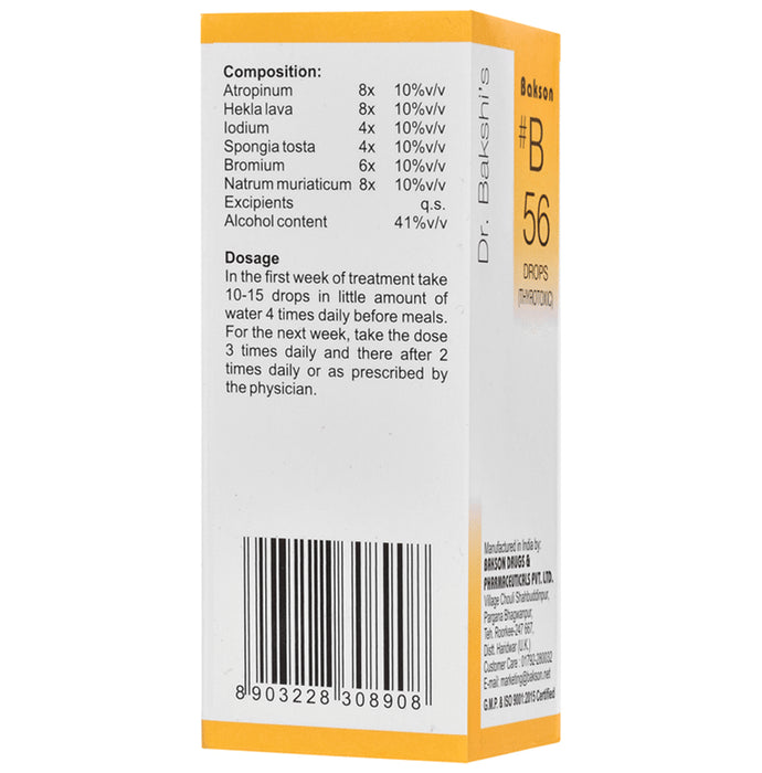 Bakson B56 Thyrotoxic Drop