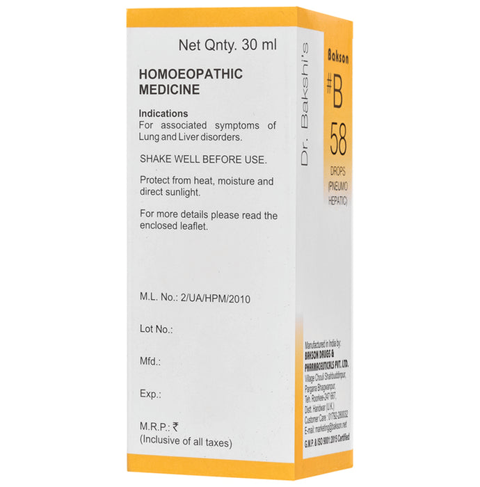 Bakson B58 Pneumo Hepatic Drop