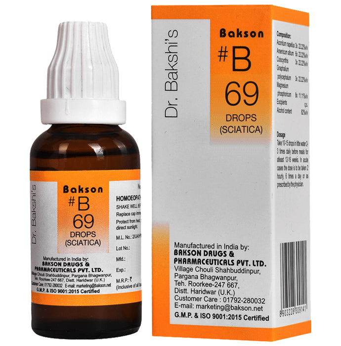 Bakson B69 Sciatica Drop - Classic Derma