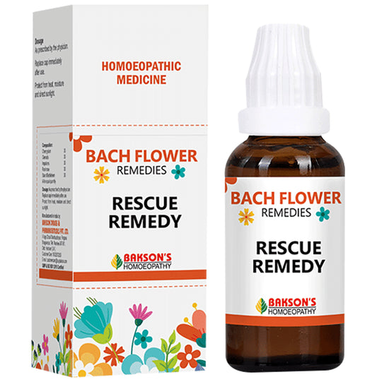 BAKSON Bach Flower Rescue Remedy 30 - Classic Derma