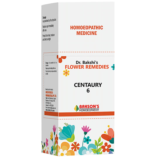 BAKSON Dr. Bakshi's Bach Flower Centaury 6 CH - Classic Derma