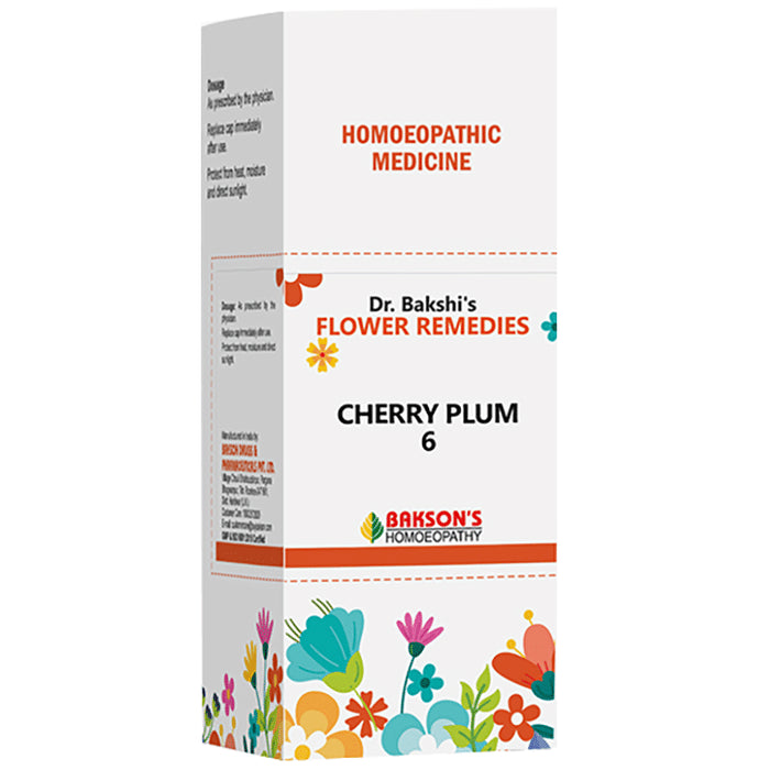 BAKSON Dr. Bakshi's Bach Flower Cherry Plum 6 CH - Classic Derma