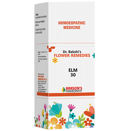 BAKSON Dr. Bakshi's Bach Flower Elm 30 CH - Classic Derma