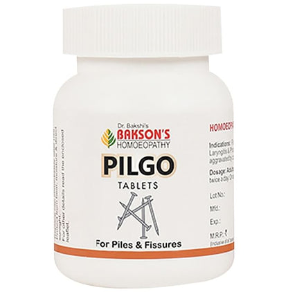 Bakson's Anti Piles Combo Pack of Pilgo 75 Tablet & Aesculus Ointment 25gm