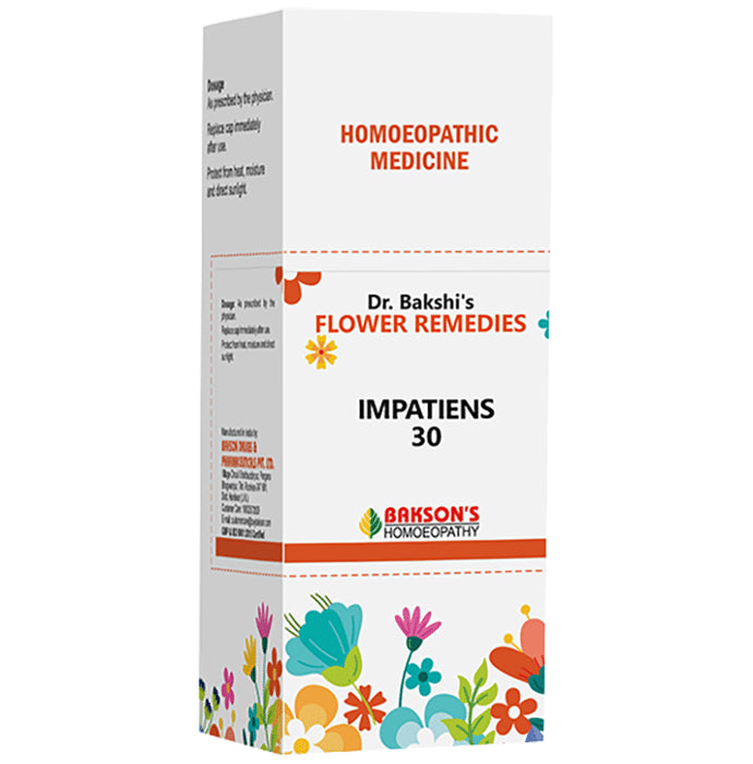 Bakson's Dr. Bakshi's Bach Flower Impatiens 30 CH - Classic Derma