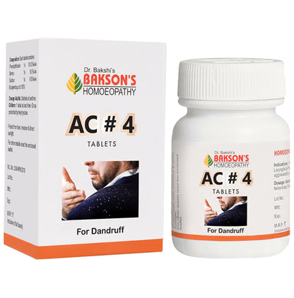 Bakson's Homeopathy AC#4 Tablet - Classic Derma