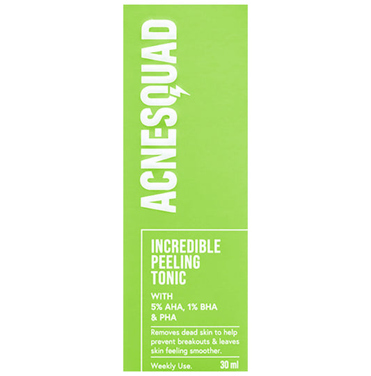 Acnesquad Incredible Peeling Tonic with 5% AHA & 1% BHA & PHA - Classic Derma