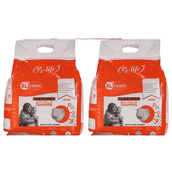 Ez-Life Premium Pull Up Adult Diaper (10 Each) XL - Classic Derma