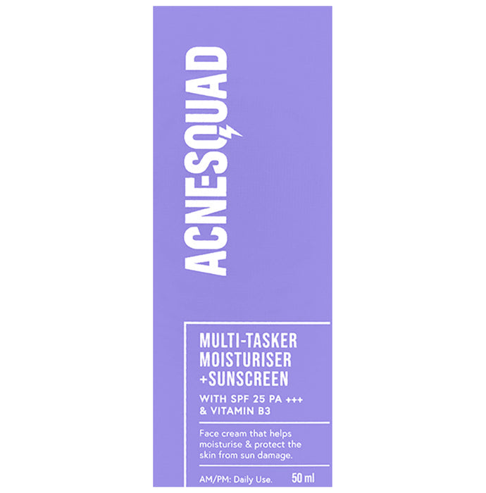 Acnesquad Multi-Tasker Moisturiser with Vitamin B3 Sunscreen SPF 25 PA+++ - Classic Derma