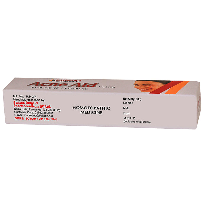 Bakson's Homeopathy Acne Aid Cream