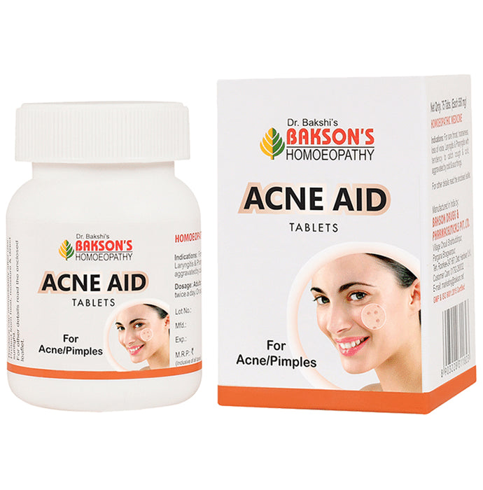 Bakson's Homeopathy Acne Aid Tablet - Classic Derma