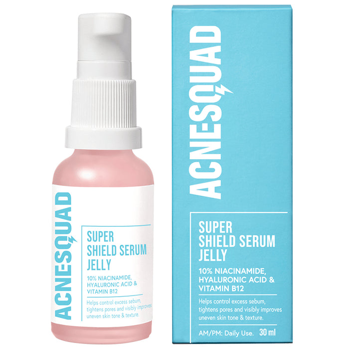 Acnesquad Super Shield Serum with 10% Niacinamide + Provitamin B5 - Classic Derma