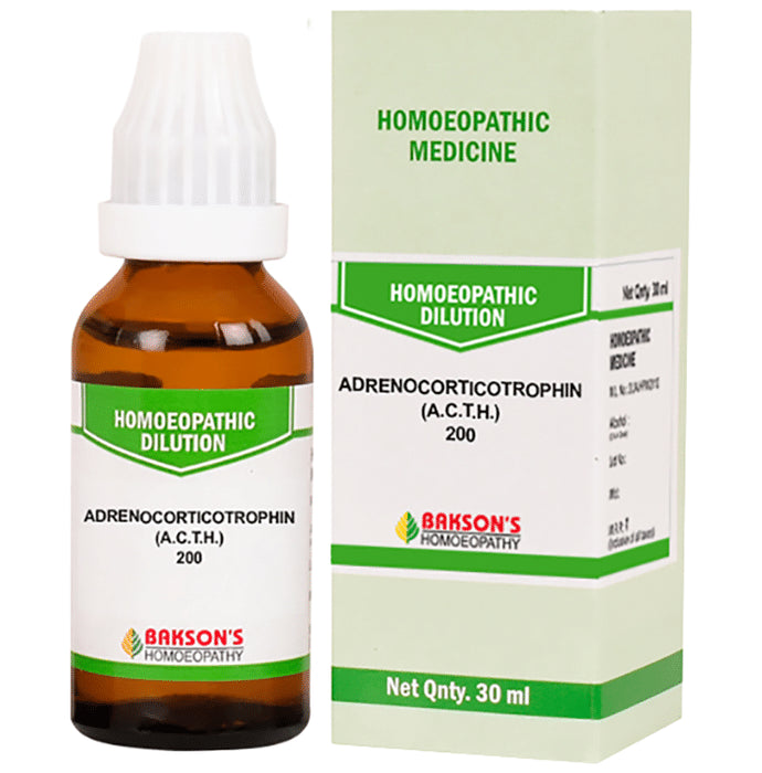 Bakson's Homeopathy Adrenocorticotrophin (ACTH) Dilution 200 - Classic Derma