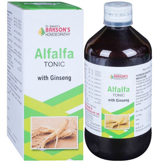 Bakson's Homeopathy Alfalfa Tonic with Ginseng - Classic Derma