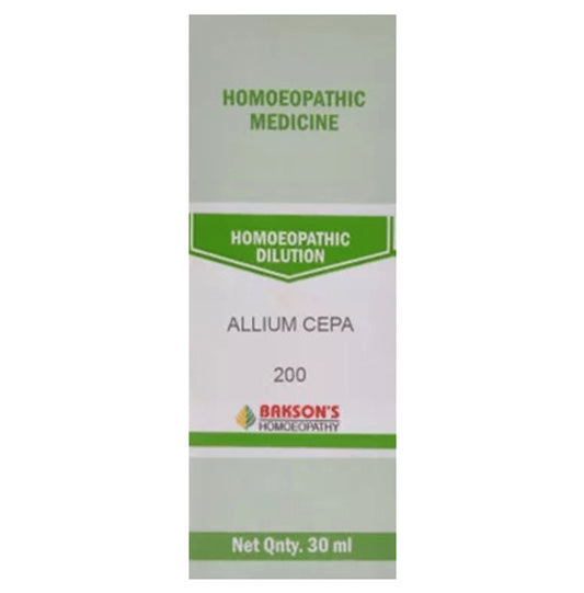 Bakson's Homeopathy Allium Cepa Dilution 200 - Classic Derma