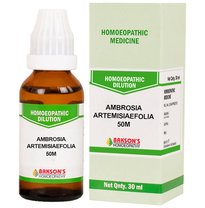 Bakson's Homeopathy Ambrosia Artemisiaefolia Dilution 50M - Classic Derma