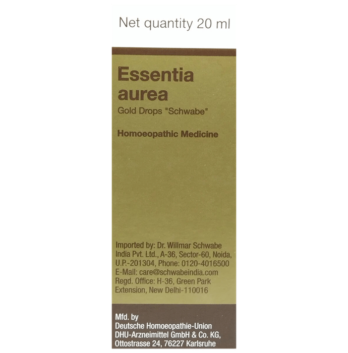 Dr Willmar Schwabe Germany Essentia Aurea Gold Drop - Classic Derma
