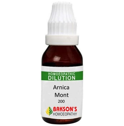 Bakson's Homeopathy Arnica Mont Dilution 200 CH - Classic Derma