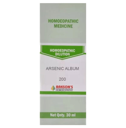 Bakson's Homeopathy Arsenic Album Dilution 200 - Classic Derma