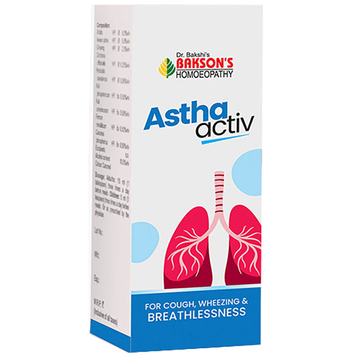 Bakson's Homeopathy Astha Active Syrup - Classic Derma