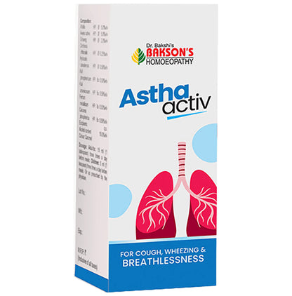 Bakson's Homeopathy Astha Active Syrup - Classic Derma