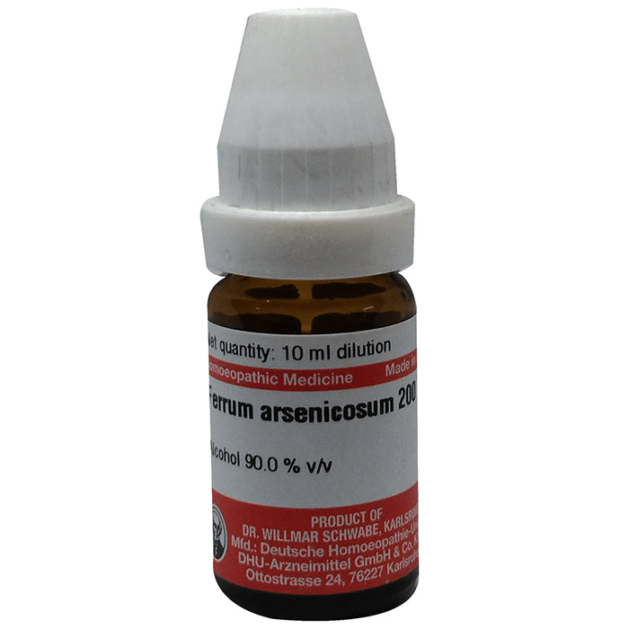Dr Willmar Schwabe Germany Ferrum Arsenicosum Dilution 200 - Classic Derma