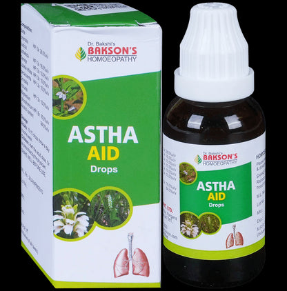Bakson's Homeopathy Astha Aid Drop - Classic Derma