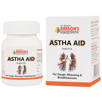 Bakson's Homeopathy Astha Aid Tablet - Classic Derma