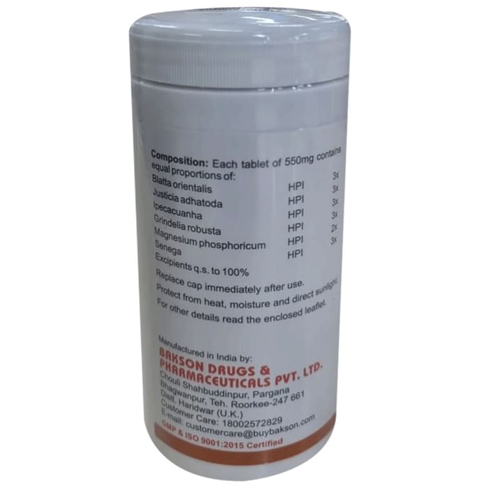 Bakson's Homeopathy Astha Aid Tablet