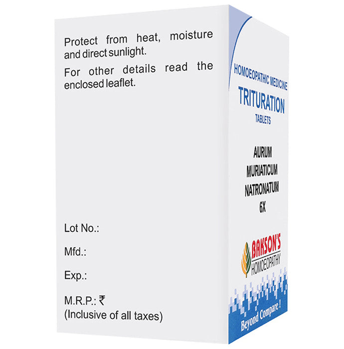 Bakson's Homeopathy Aurum Muriaticum Natronatum 6X