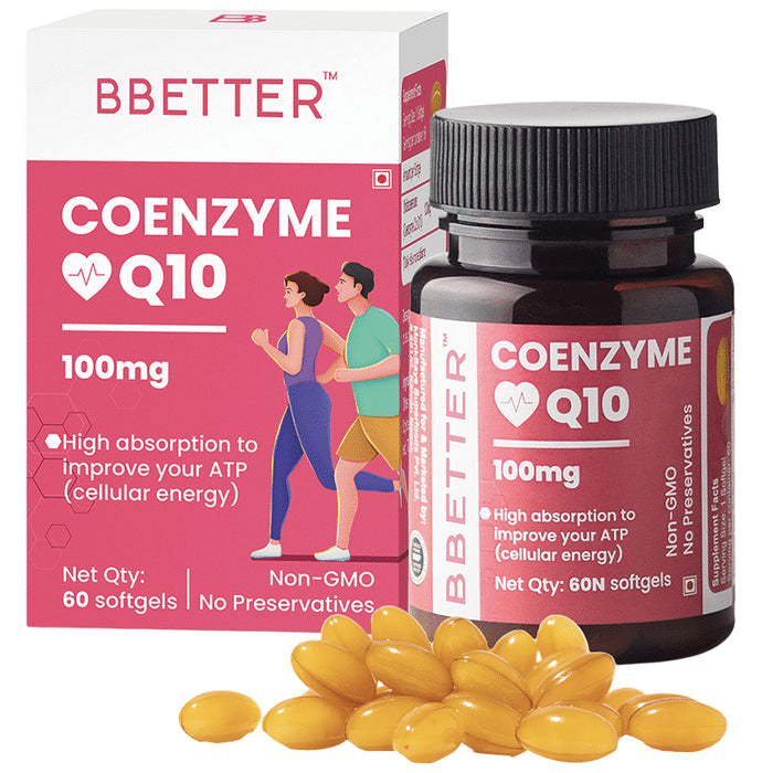 BBetter Coenzyme Q10 100mg Softgel - Classic Derma