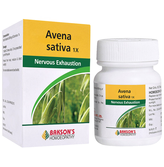 Bakson's Homeopathy Avena Sativa 1X - Classic Derma