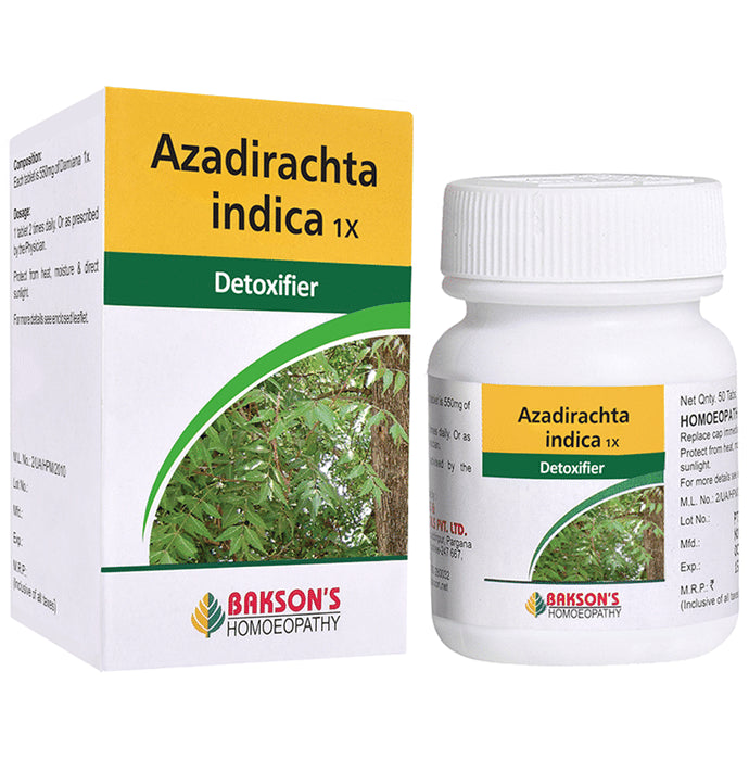 Bakson's Homeopathy Azadirachta Indica 1X - Classic Derma