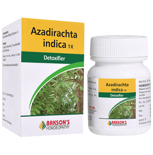 Bakson's Homeopathy Azadirachta Indica 1X - Classic Derma