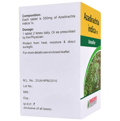 Bakson's Homeopathy Azadirachta Indica 1X
