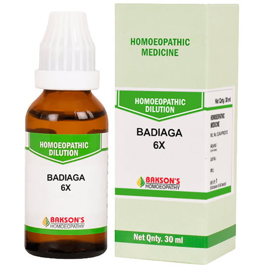 Bakson's Homeopathy Badiaga Dilution 6X - Classic Derma