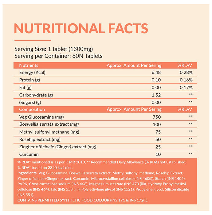 BBetter Joint Support Vegetarian Tablet