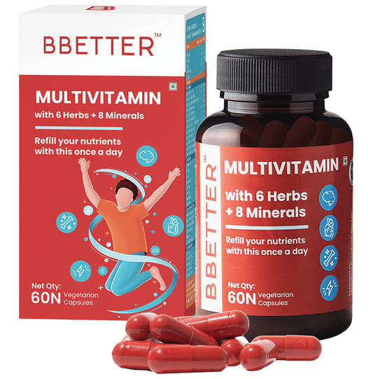 BBetter Multivitamin Vegetarian Capsule - Classic Derma