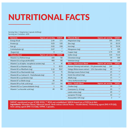 BBetter Multivitamin Vegetarian Capsule