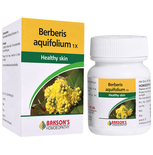 Bakson's Homeopathy Berberis Aquifolium 1X - Classic Derma