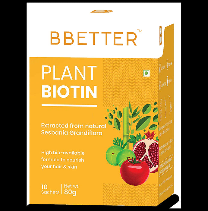 BBetter Plant Biotin 10000mcg Sachet (8gm Each) - Classic Derma