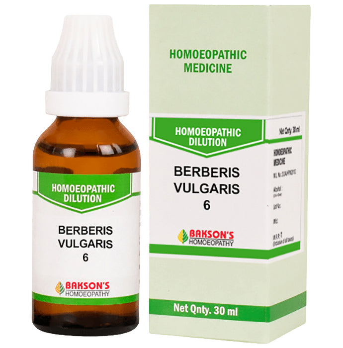 Bakson's Homeopathy Berberis Vulgaris Dilution 6 - Classic Derma