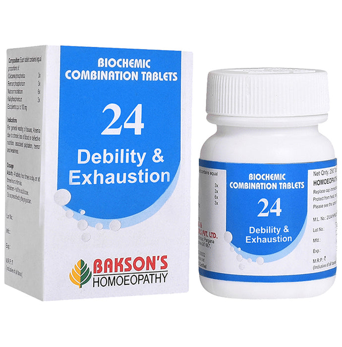 Bakson's Homeopathy Biocombination 24 Tablet - Classic Derma